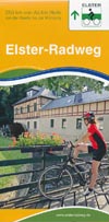Elster-Radweg (Weiße Elster) Faltblatt mit Übersichtskarte