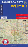 Fahrradkarte Weimar 1:50.000, 2. Auflage 2020