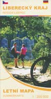 Sommerkarte Liberecky Kraj - Letni Mapa