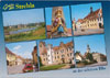 Postkarte Grüße aus Strehla an der schönen Elbe mit 6 Teilfotos