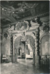 Postkarte Heimat- und Schloßmuseum Burgk, Prunkzimmer (DDR)