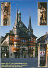 Postkarte Wernigerode Rathaus mit 3 Detailfotos