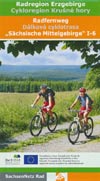 Radfernweg Sächsische Mittelgebirge I-6 - Radregion Erzgebirge Maßstab 1:175.000
