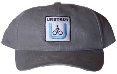 Unstrut-Radweg-Basecap grau
