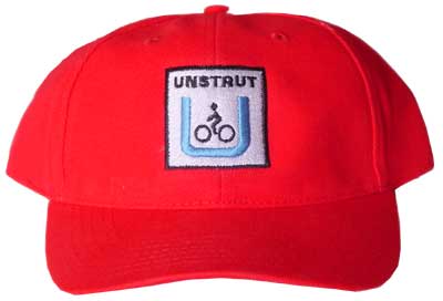 Unstrut-Radweg-Basecap rot