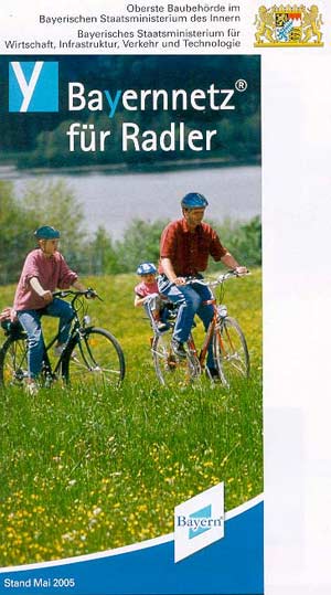 &Uuml;bersichtskarte Bayernnetz f&uuml;r Radler