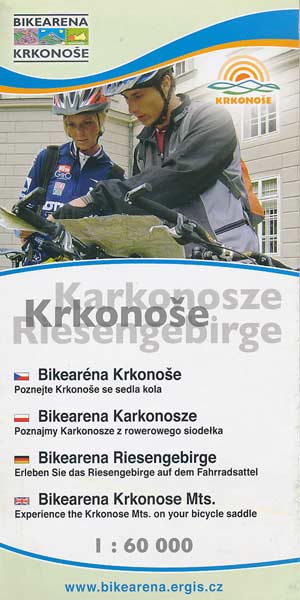 Bikearena Krkonose - Riesengebirge, Ma&szlig;stab 1:60.000