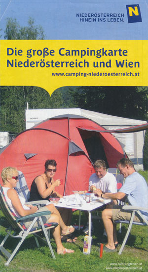 Campingkarte Nieder&ouml;sterreich und Wien