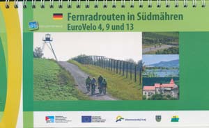 Fahrradtrassen in S&uuml;dm&auml;hren - Fernradrouten in S&uuml;dm&auml;hren EuroVelo 4, 9 und 13