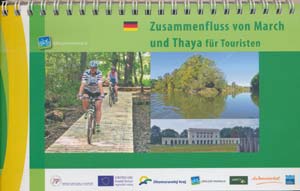 Fahrradtrassen in S&uuml;dm&auml;hren - Zusammenfluss von March und Thaya f&uuml;r Touristen