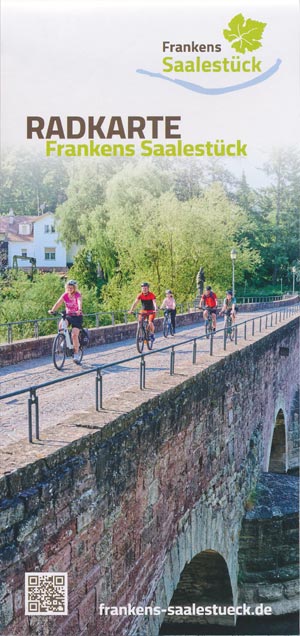 Radkarte Frankens Saalest&uuml;ck (mit Radweg Fr&auml;nkische Saale)