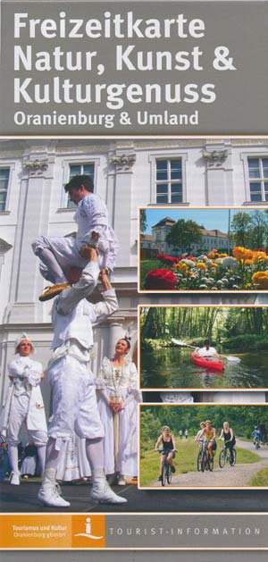 Freizeitkarte Natur, Kunst und Kulturgenuss Oranienburg und Umland
