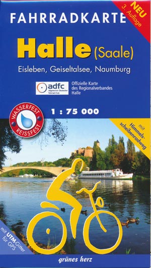Fahrradkarte Halle 1:75.000