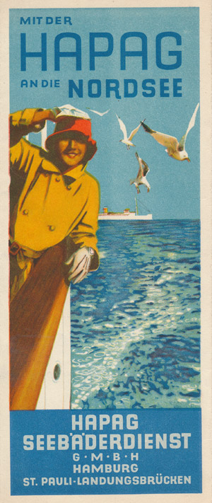 Mit der HAPAG an die Nordsee - Seeb&auml;derdienst Hamburg (1931)