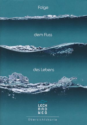 Folge dem Fluss des Lebens - Lechradweg &Uuml;bersichtskarte