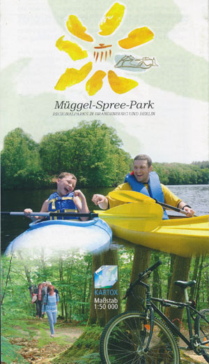 M&uuml;ggel-Spree-Park Karte Ma&szlig;stab 1:50.000