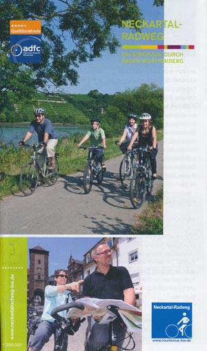 Neckartal-Radweg Ma&szlig;stab 1:200.000