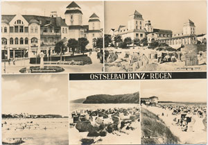 Postkarte Ostseebad Binz - R&uuml;gen (DDR, 230/71)