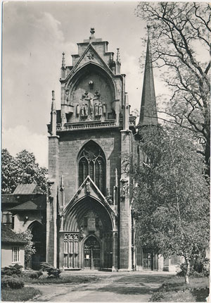 Postkarte Volkssolbad Bad Kösen Ortsteil Schulpforte Zisterzienserkloster (DDR, 545/76)