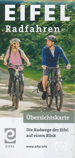 &Uuml;bersichtskarte Radfahren Eifel 