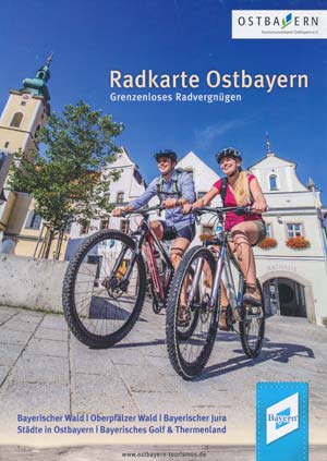 Radkarte Ostbayern - Grenzenloses Radvergn&uuml;gen