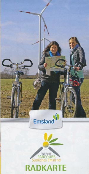 Radkarte S&uuml;dliches Emsland Energie Parcours