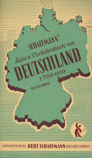 Schaffmanns Reise- und Verkehrskarte Deutschland M1:700.000