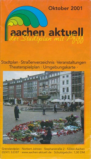 Stadtplan Aachen aktuell der Stadtplan mit Pfiff (Oktober 2001)