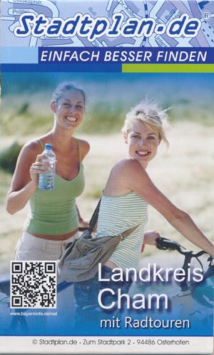 Stadtplan und Karte Landkreis Cham mit Radtouren