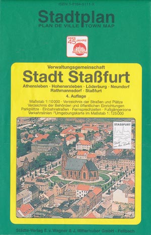 Stadtplan Stadt Sta&szlig;furt Ma&szlig;stab 1:10.000