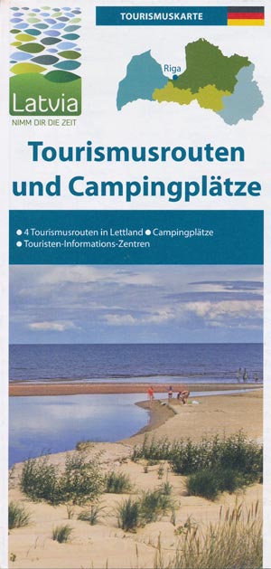 Tourismusrouten und Campingpl&auml;tze in Lettland (Latvia)