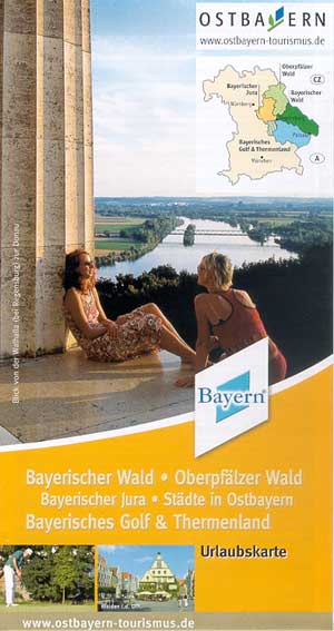 Urlaubskarte Bayrischer Wald - Oberpfälzer Wald